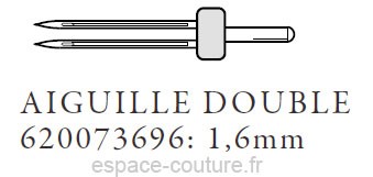 Aiguille double