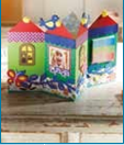 Scrapbooking et tissu coupé