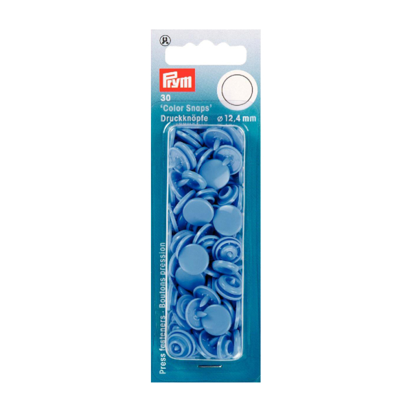 Boutons pression color snaps Bleu lavande