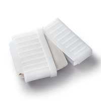 Craie tailleur blanc avec étui