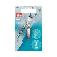 482132 Tirette fashion zip classic argent