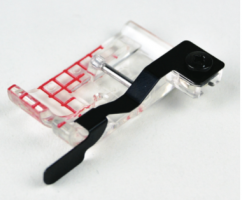 Pied transparent 1/4 de pouce pour points droits (OM)