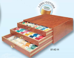 Coffret bois pour bobines LANA   COTONA