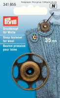 Prym Boutons Pression Laine 35mm