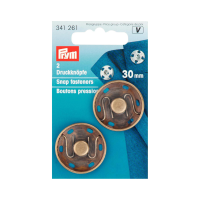 Prym Bouton pression 30mm laiton antique
