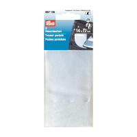 Poches pantalon thermocollantes demies Blanc 14 x 17cm