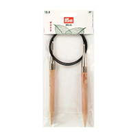 Aiguilles à tricoter circulaire bouleau 80cm n°12