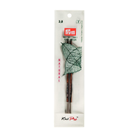 Pointe d'aiguille tricot bois natural n°3