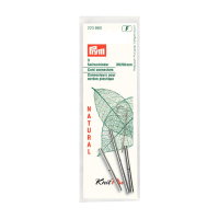 3 Connecteurs pour cordon plastique KnitPro natural 35/50mm