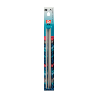 Aiguilles à tricoter double pointes aluminium 15cm