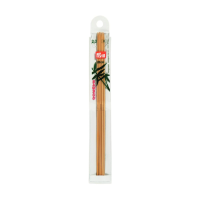 Aiguilles à tricoter double pointes bambou 20cm