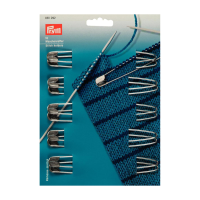 Ramasse mailles métal couleur argent 135mm 1
