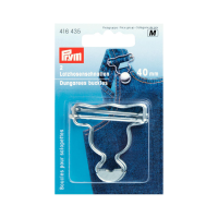 Boucle pour salopette argent 40mm