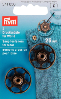 Boutons pression à coudre pour laine 25mm