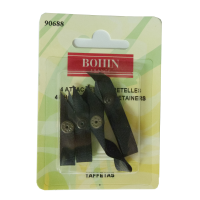Attache bretelles Bohin x4 noir