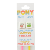 Aiguilles à tricoter pour enfants - Animaux 18cm 4mm