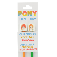 Aiguilles à tricoter pour enfants - Visages 18cm 4mm