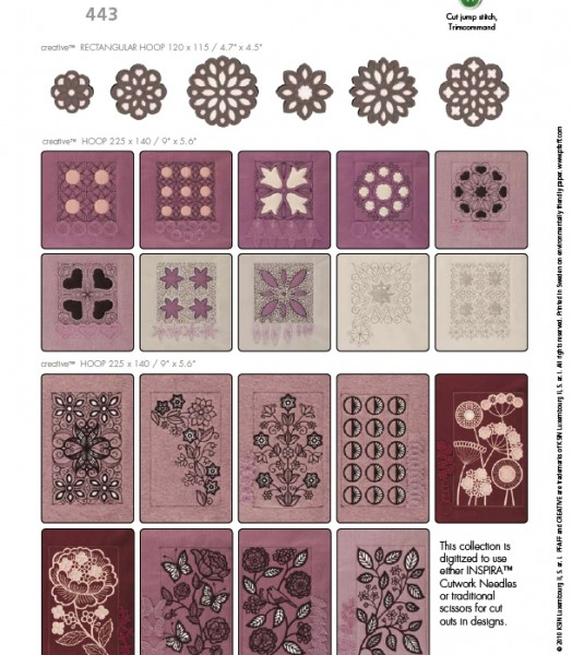CD 443 Cutwork and More