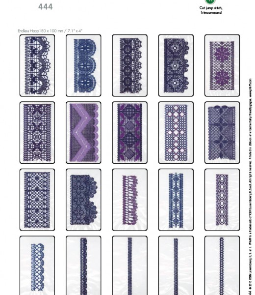 CD 444 ENDLESS BOBBIN LACE