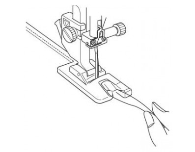 Pied ourlet 4mm