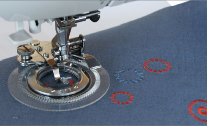 Pied pour fleurs et cercles Elna