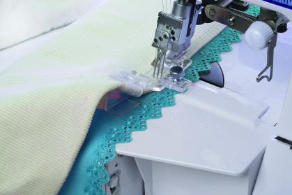 Guide pose de dentelle en bordure (H-1) Elna