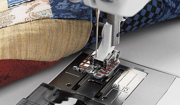 Pied patchwork 1/4' Husqvarna Viking