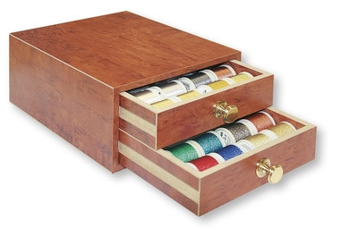 COFFRET EN BOIS METALLIC