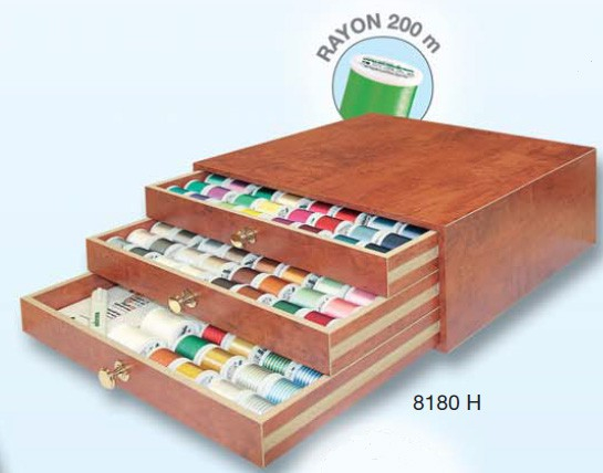 Coffret bois pour bobines 200m
