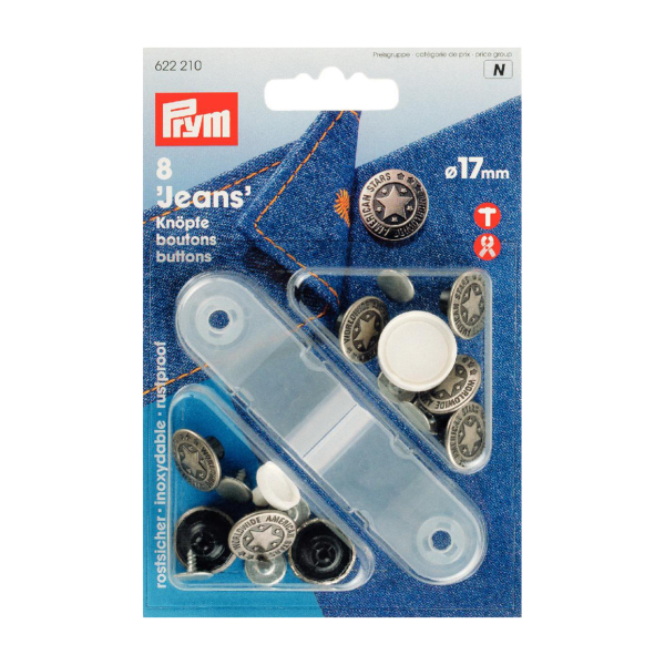 Bouton jean 17mm