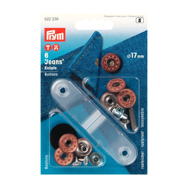 Bouton jean 17mm