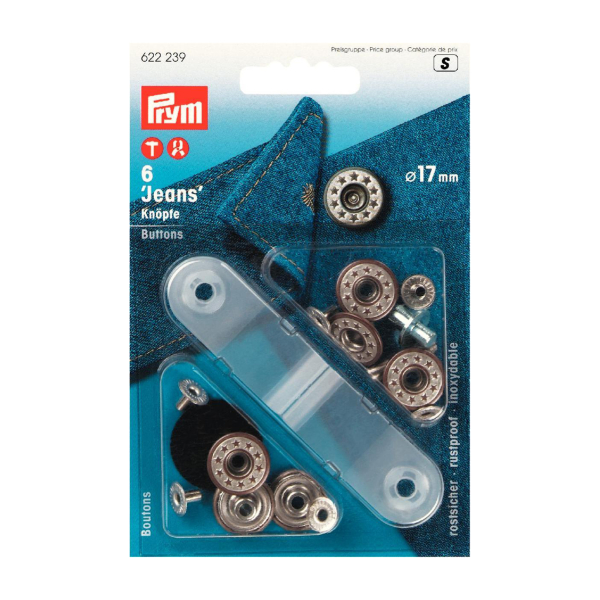 Bouton jean 17mm