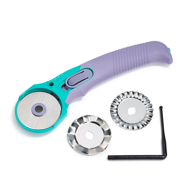 Couteau rotatif multi usage 45mm   3 lames