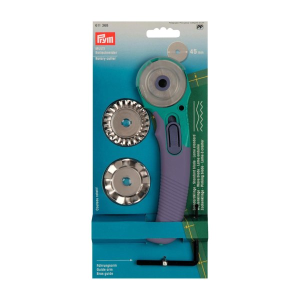 Couteau rotatif multi usage 45mm   3 lames