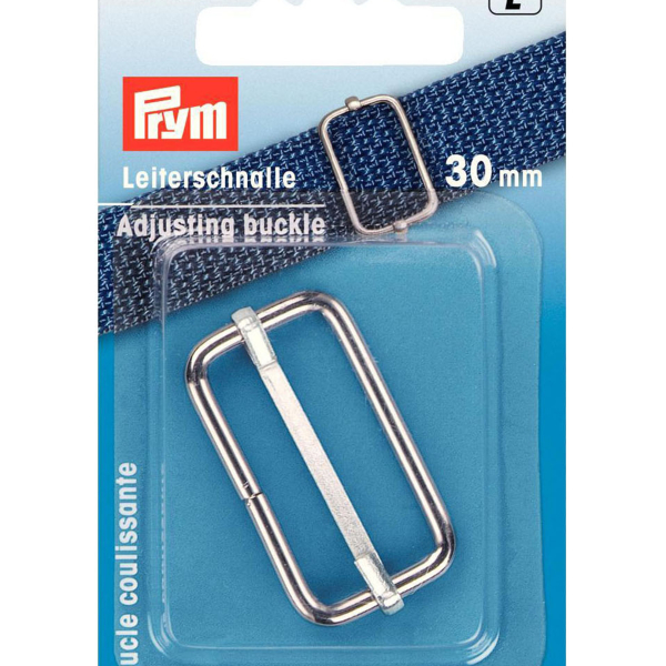 Boucle coulissante 30 mm argent