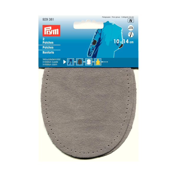 Coudes imitation daim Thermocollant 10 x 14cm