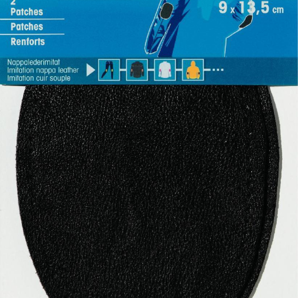 Coudes imitation cuir souple 9 x 13