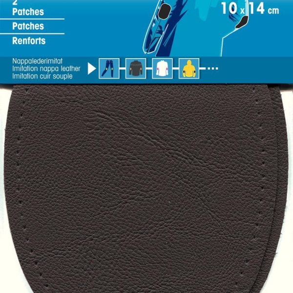 Coudes imitation cuir souple 10 x 14 cm