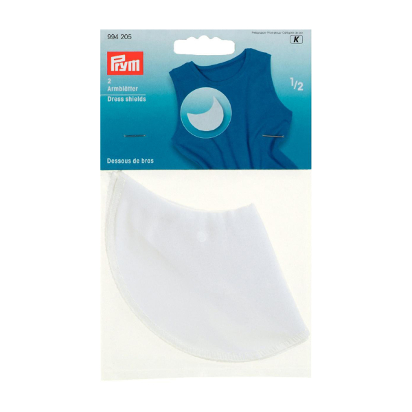 Dessous et bras 100% coton Blanc