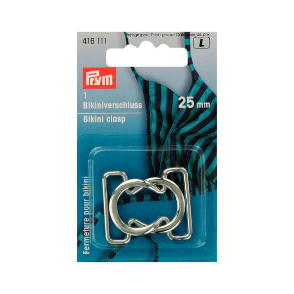 Attache de maillot de bain argent
