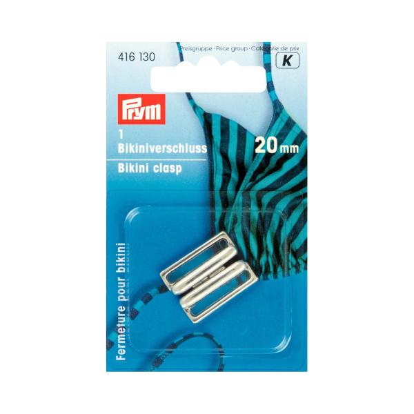 Attache de maillot de bain argent