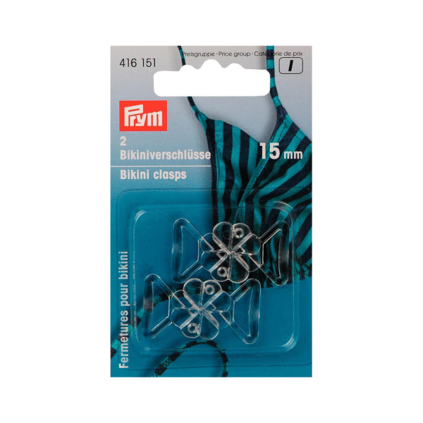 Attache de maillot de bain transparent