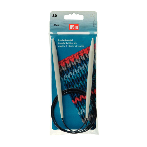 Aiguille circulaire plastique n°8