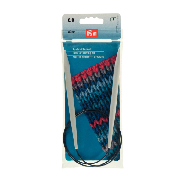 Aiguille circulaire plastique n°8
