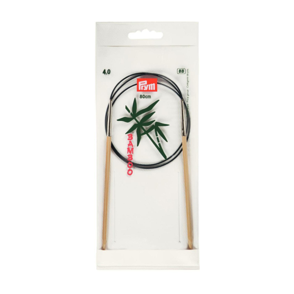 Aiguilles à tricoter bambou circulaire n°4