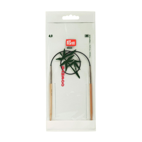 Aiguilles à tricoter bambou circulaire n°4