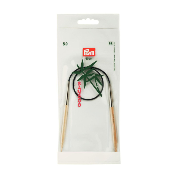 Aiguilles à tricoter bambou circulaire n°5