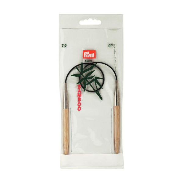 Aiguilles à tricoter bambou circulaire n°7
