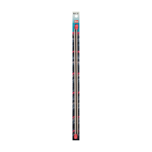 Aiguilles à tricoter aluminium argent 40cm