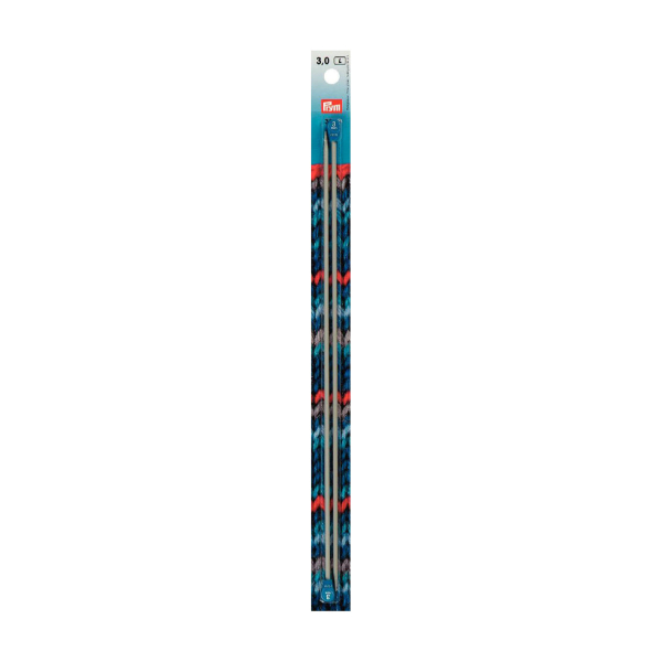 Aiguille à tricoter aluminium 30cm